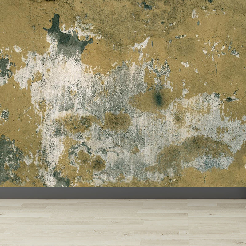 Steampunk Brick Look Wallpaper Mural for Restaurant Custom Wall Decor in Dark Color Clearhalo 'Wall Decor' 'Wall Mural' 1805915