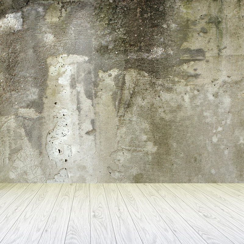 Shabby Stone Mural Wallpaper for Living Room, Light Color, Custom Size Available Clearhalo 'Wall Decor' 'Wall Mural' 1805946