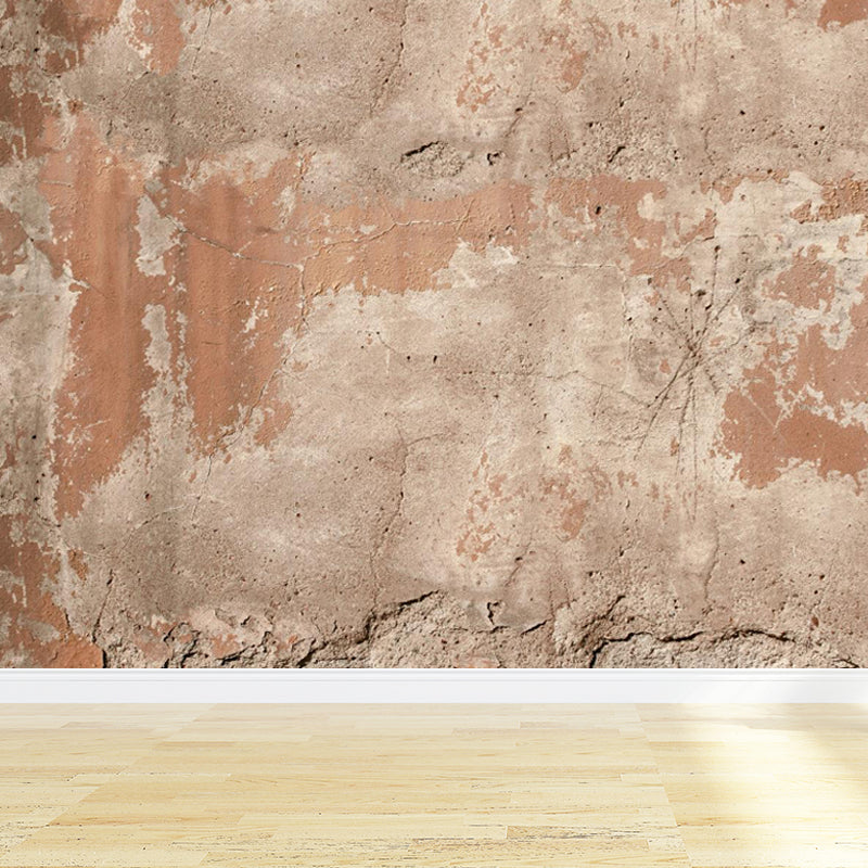 Shabby Stone Mural Wallpaper for Living Room, Light Color, Custom Size Available Clearhalo 'Wall Decor' 'Wall Mural' 1805956