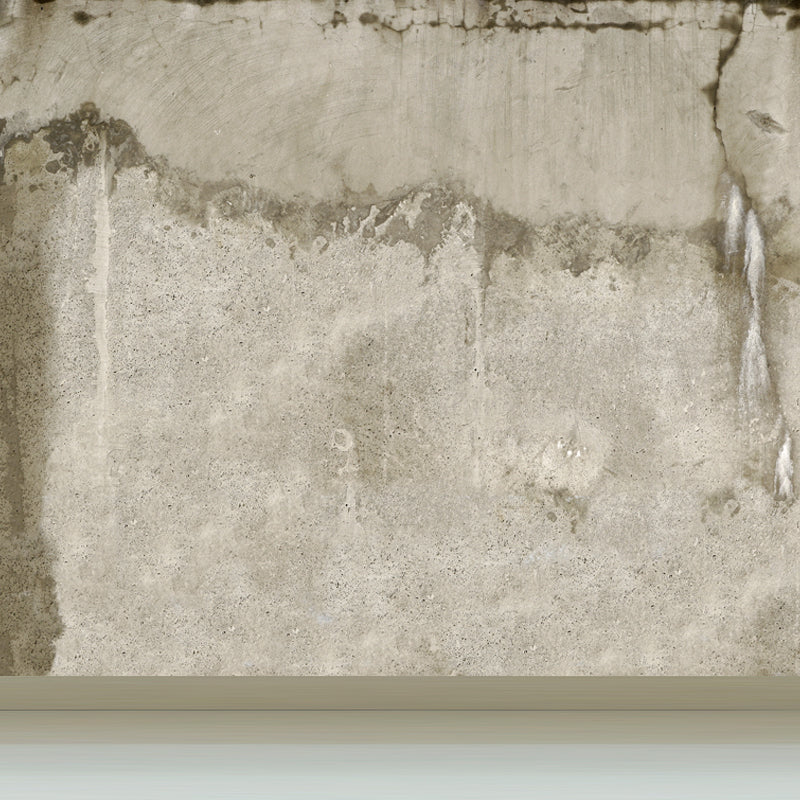 Industrial Scratches Wall Paper Mural Dark Color Water Resistant Wall Art for Garage Light Gray Clearhalo 'Wall Decor' 'Wall Mural' 1805974