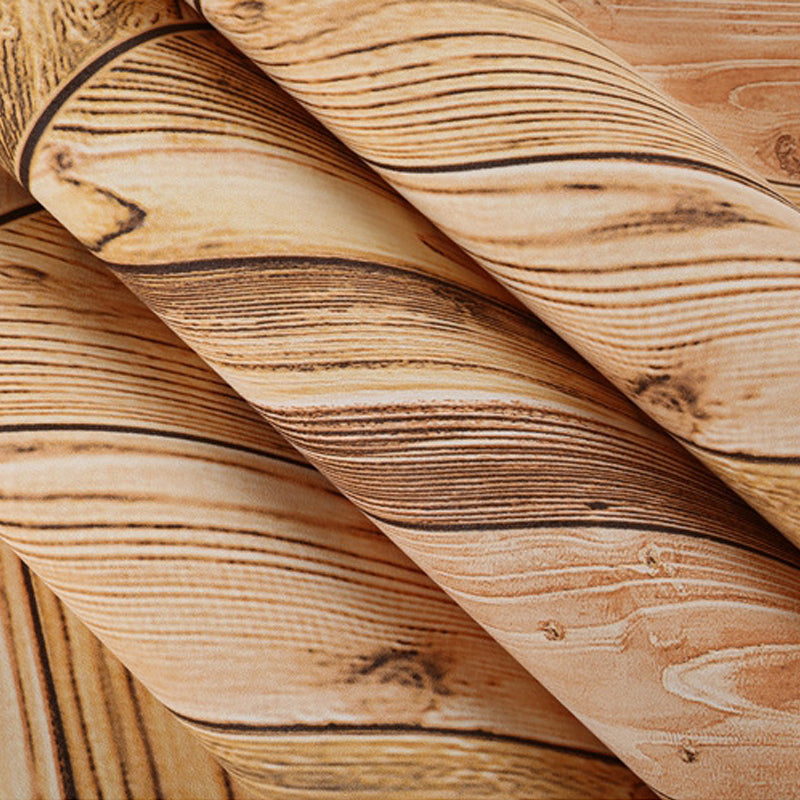 Nostalgic Faux Wood of Herringbone Pattern Non-Pasted Wallpaper for Cafe, 20.5" x 33' Clearhalo 'Country wall decor' 'Rustic' 'Wallpaper' Wall Decor' 1806110
