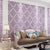 Neutral Color 20.5" x 33' Flock Stain-Resistant Harlequin Flock Wallpaper Purple Clearhalo 'Modern wall decor' 'Modern' 'Wallpaper' Wall Decor' 1806345