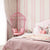 Non-Pasted 20.5-inch x 33-foot Contemporary Vertical Stripe Wallpaper for Kids' Bedroom Pink Clearhalo 'Wall Decor' 'Wallpaper' 1806406