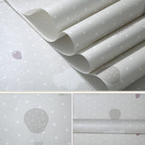 20.5"W x 33'L Romantic Minimalist Cartoon Balloon Non-Pasted Wallpaper for Girls Clearhalo 'Wall Decor' 'Wallpaper' 1806499