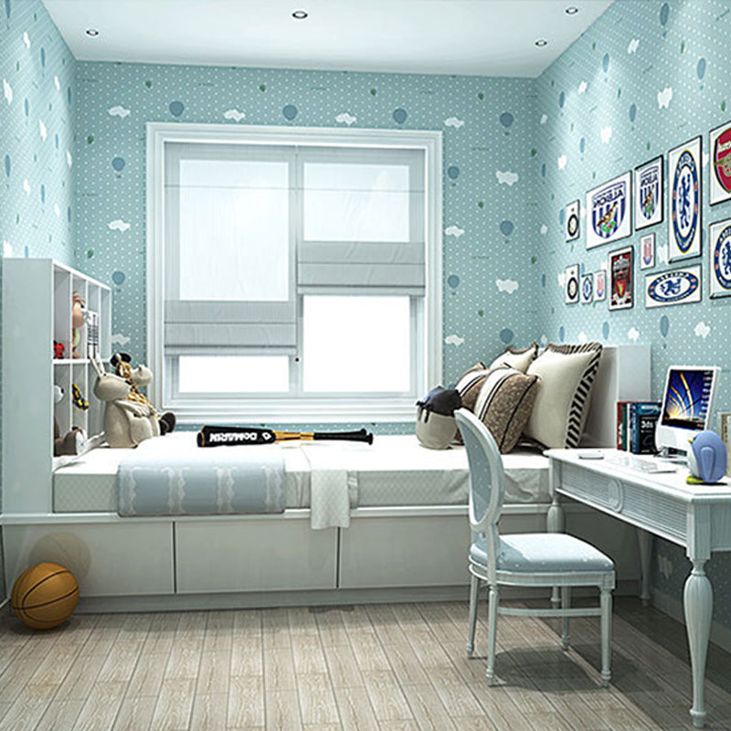 20.5"W x 33'L Romantic Minimalist Cartoon Balloon Non-Pasted Wallpaper for Girls Clearhalo 'Wall Decor' 'Wallpaper' 1806501