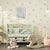 Cute Blue Pig Non-Pasted Wallpaper for Boys and Girls, 33-foot x 20.5-inch Light Yellow Clearhalo 'Wall Decor' 'Wallpaper' 1806506