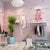 Cute Blue Pig Non-Pasted Wallpaper for Boys and Girls, 33-foot x 20.5-inch Pink Clearhalo 'Wall Decor' 'Wallpaper' 1806509