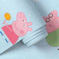 Cute Blue Pig Non-Pasted Wallpaper for Boys and Girls, 33-foot x 20.5-inch Clearhalo 'Wall Decor' 'Wallpaper' 1806512