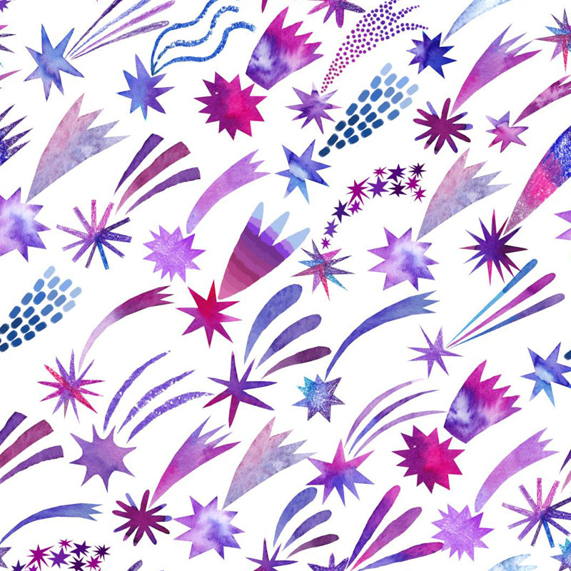 Bright Color Cosmos Wall Mural Stain-Proofing Contemporary Kids Bedroom Wall Decor Clearhalo 'Wall Decor' 'Wall Mural' 1806621