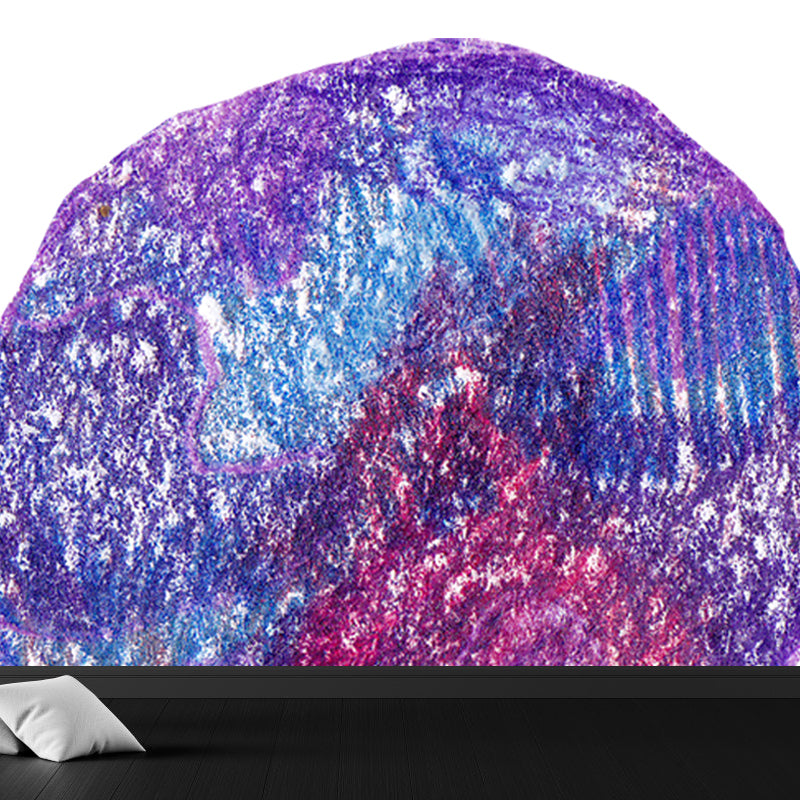 Science Fiction Universe Sphere Mural Bright Color Waterproofing Wall Covering for Bedroom Clearhalo 'Wall Decor' 'Wall Mural' 1806685