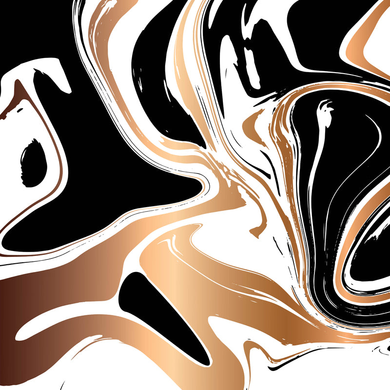 Illustration Waves Print Mural Wallpaper Large Wall Covering for Living Room, Custom Made Clearhalo 'Wall Decor' 'Wall Mural' 1806691