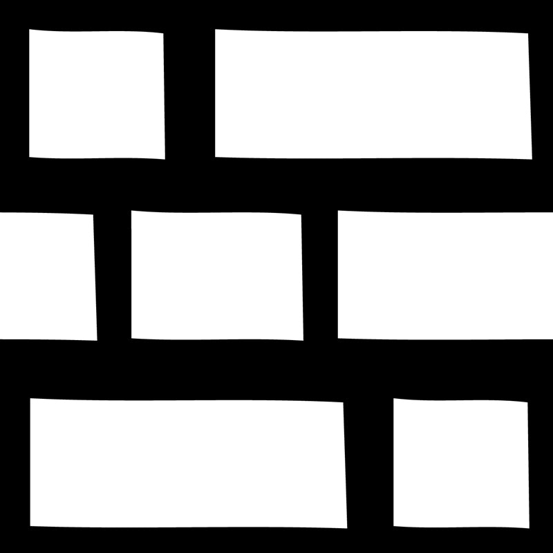 Contemporary Geometrical Wallpaper Mural Black and White Washable Wall Decor for Room Clearhalo 'Wall Decor' 'Wall Mural' 1806746