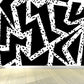 Funny Seamless Geometric Pattern Mural for Boys Bedroom, Black and White, Made to Measure Clearhalo 'Wall Decor' 'Wall Mural' 1806764