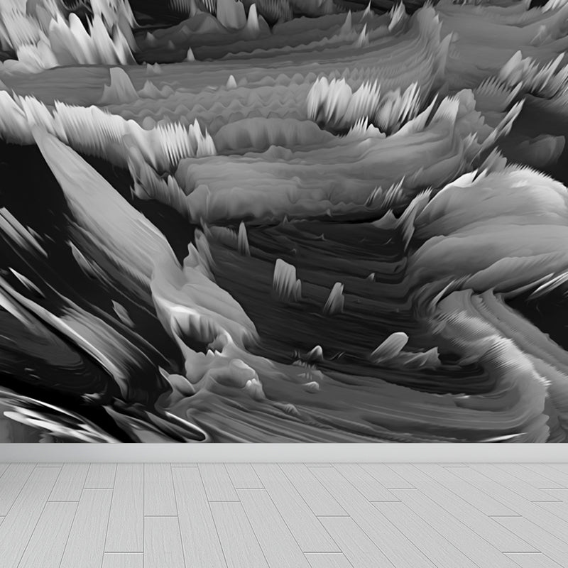 Realistic 3D Blow-out Wall Mural House Interior Abstract Wall Covering, Custom Print Clearhalo 'Wall Decor' 'Wall Mural' 1806875