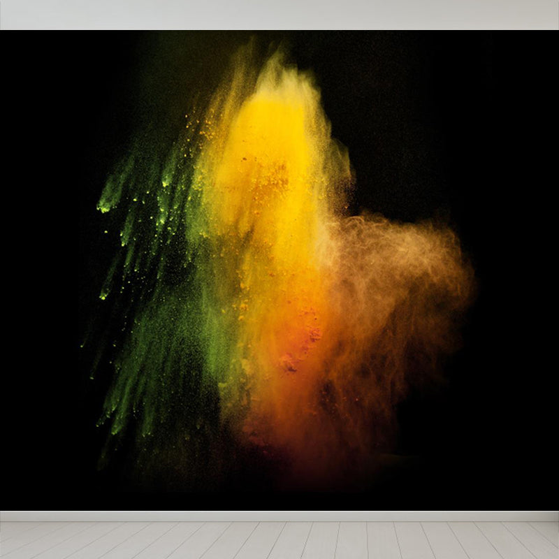 Whole Bursting Powder Wallpaper Mural Modern Beautiful Abstract Wall Decor in Multi-Color Clearhalo 'Wall Decor' 'Wall Mural' 1806925
