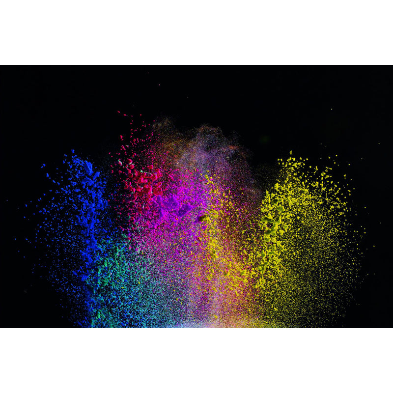 Slow Motion Explosion Scene Mural Modern Moisture Resistant Bedroom Wall Decor, Custom Made Clearhalo 'Wall Decor' 'Wall Mural' 1807001