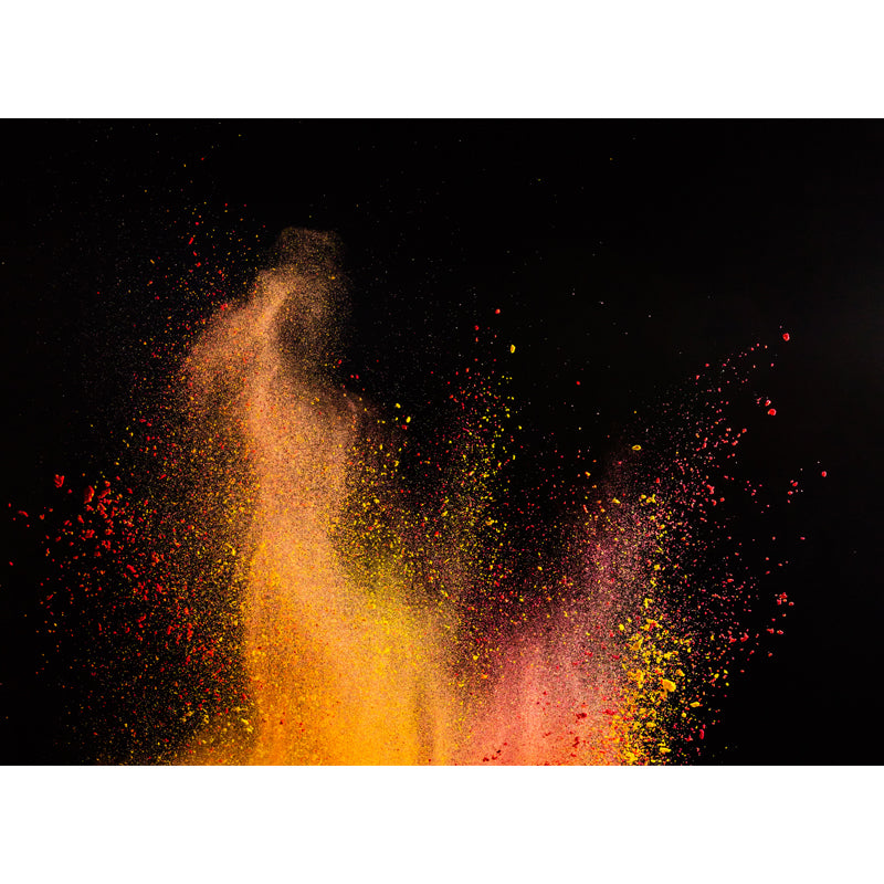 Slow Motion Explosion Scene Mural Modern Moisture Resistant Bedroom Wall Decor, Custom Made Clearhalo 'Wall Decor' 'Wall Mural' 1807006