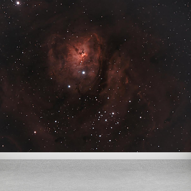 Modern Space Galaxy Wall Mural Dark Color Stain-Proofing Wall Art for Boys Bedroom Clearhalo 'Wall Decor' 'Wall Mural' 1807045