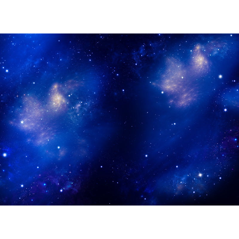 Modern Space Galaxy Wall Mural Dark Color Stain-Proofing Wall Art for Boys Bedroom Clearhalo 'Wall Decor' 'Wall Mural' 1807061