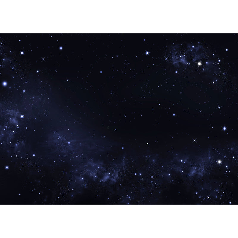 Full Size Stars Wall Mural Decal Modern Dreamy Universe Wall Decor in Dark Color Clearhalo 'Wall Decor' 'Wall Mural' 1807081