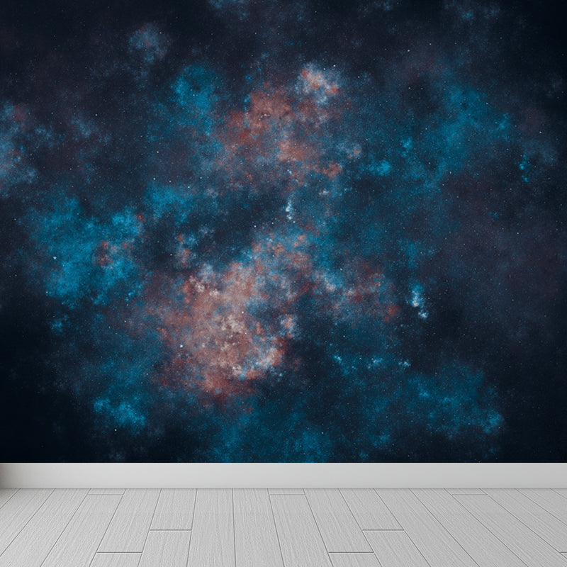 Full Size Stars Wall Mural Decal Modern Dreamy Universe Wall Decor in Dark Color Clearhalo 'Wall Decor' 'Wall Mural' 1807085