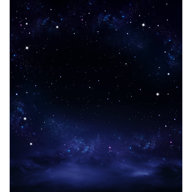 Non-Woven Big Dark Mural Contemporary Milky Way Wall Covering, Custom Size Available Clearhalo 'Wall Decor' 'Wall Mural' 1807111