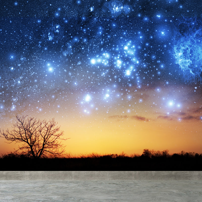 Science Fiction Cosmos Wallpaper Mural Non-Woven Waterproof Bright Wall Art for Room Clearhalo 'Wall Decor' 'Wall Mural' 1807129