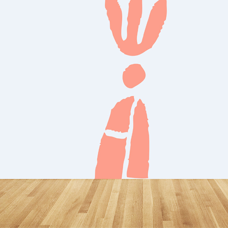 Pastel Flower-Like Mural Wallpaper Waterproofing Modern Girls Bedroom Wall Decor Clearhalo 'Wall Decor' 'Wall Mural' 1807165