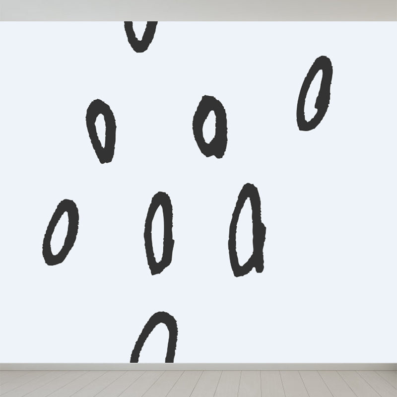 Pastel Flower-Like Mural Wallpaper Waterproofing Modern Girls Bedroom Wall Decor Clearhalo 'Wall Decor' 'Wall Mural' 1807179