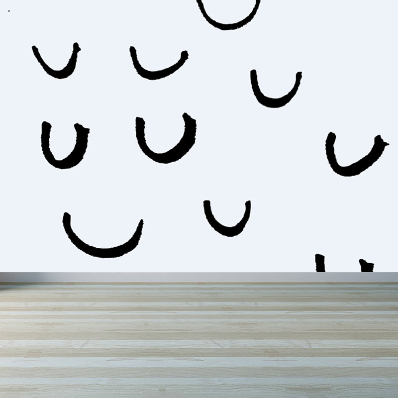 Pastel Flower-Like Mural Wallpaper Waterproofing Modern Girls Bedroom Wall Decor Clearhalo 'Wall Decor' 'Wall Mural' 1807184