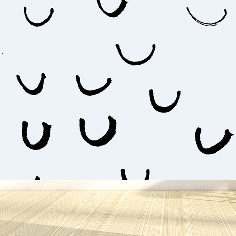 Pastel Flower-Like Mural Wallpaper Waterproofing Modern Girls Bedroom Wall Decor Clearhalo 'Wall Decor' 'Wall Mural' 1807185