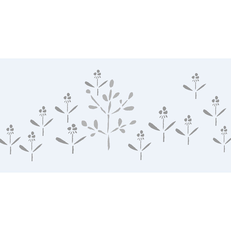 Large Flower Wall Paper Mural Modernist Pretty Plant Wall Covering in Light Color Clearhalo 'Wall Decor' 'Wall Mural' 1807196