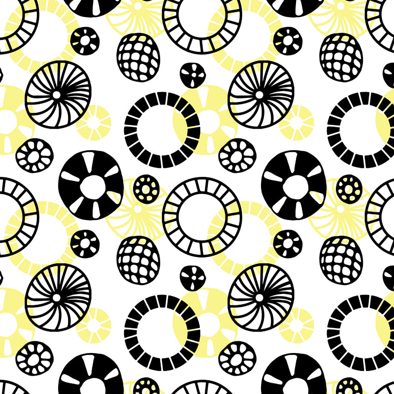 Flower and Leaf Print Mural Modern Waterproof Girls Bedroom Wall Art, Custom Size Clearhalo 'Wall Decor' 'Wall Mural' 1807306