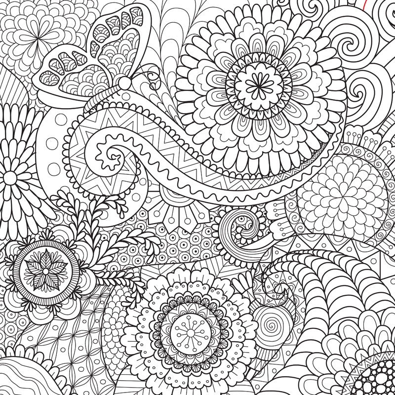 Art Deco Blossoming Wall Mural Black and White Stain-Proof Wall Covering for Girls Room Clearhalo 'Wall Decor' 'Wall Mural' 1807511