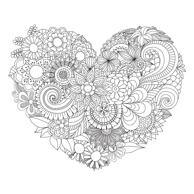 Full Size Cartoon Wallpaper Mural Black and White Hand Print Landscape Wall Covering, Custom Made Clearhalo 'Wall Decor' 'Wall Mural' 1807586