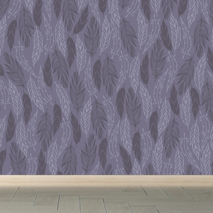 Mixed Pattern Wallpaper Mural Cartoon Non-Woven Fabric Wall Art for Boys Bedroom Purple Clearhalo 'Wall Decor' 'Wall Mural' 1807663