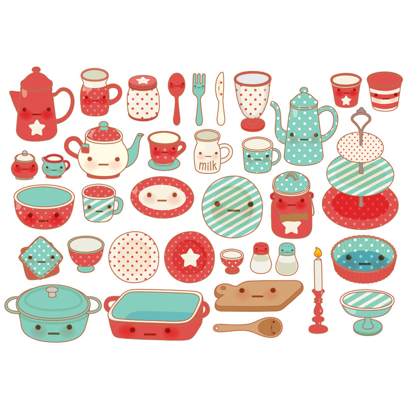 Stain-Proof Cartoon Foods Print Mural Non-Woven Children's Art Wall Decor for Kids Room Clearhalo 'Wall Decor' 'Wall Mural' 1807776