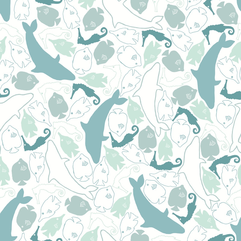 Extra Large Animals Print Mural Soft Color Non-Woven Wall Art for Home Decor, Personalised Clearhalo 'Wall Decor' 'Wall Mural' 1807896