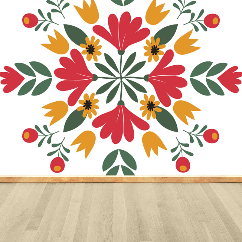 Modern Abstract Mural Wallpaper for Guest Room Customised Wall Decor in Pastel Color Green Clearhalo 'Wall Decor' 'Wall Mural' 1807968