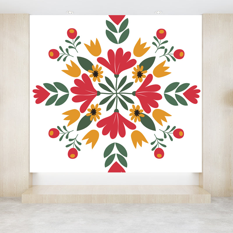 Modern Abstract Mural Wallpaper for Guest Room Customised Wall Decor in Pastel Color Clearhalo 'Wall Decor' 'Wall Mural' 1807969