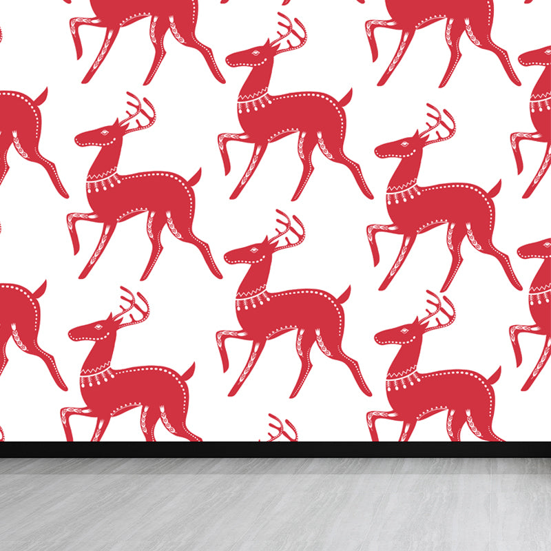 Modern Abstract Mural Wallpaper for Guest Room Customised Wall Decor in Pastel Color Clearhalo 'Wall Decor' 'Wall Mural' 1807975