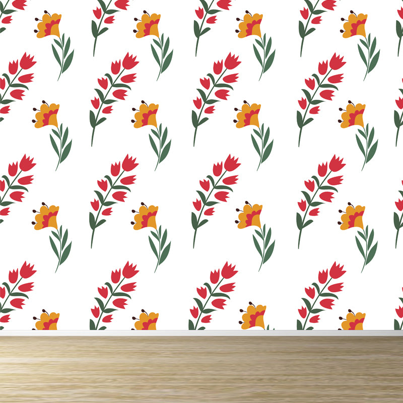 Modern Abstract Mural Wallpaper for Guest Room Customised Wall Decor in Pastel Color Clearhalo 'Wall Decor' 'Wall Mural' 1807979