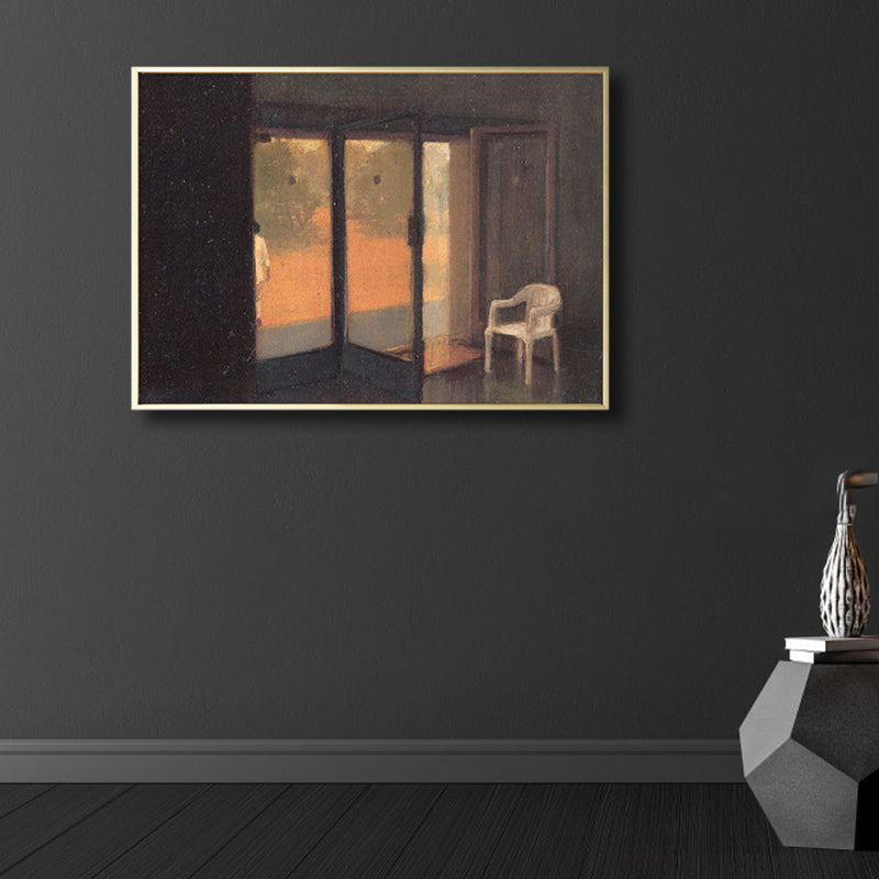 Drawing Print Room Interior Canvas Pastel Traditional Wall Art Decor for House Interior Clearhalo 'Art Gallery' 'Canvas Art' 'Traditional' Arts' 1808043