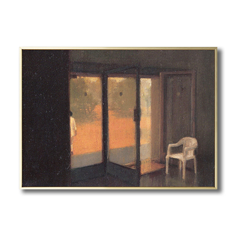 Drawing Print Room Interior Canvas Pastel Traditional Wall Art Decor for House Interior Clearhalo 'Art Gallery' 'Canvas Art' 'Traditional' Arts' 1808045