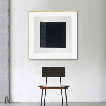 Geometric Pattern Wrapped Canvas Abstract Expressionism Textured Gallery Wall Art Print Black Clearhalo 'Arts' 'Canvas Art' 1808291