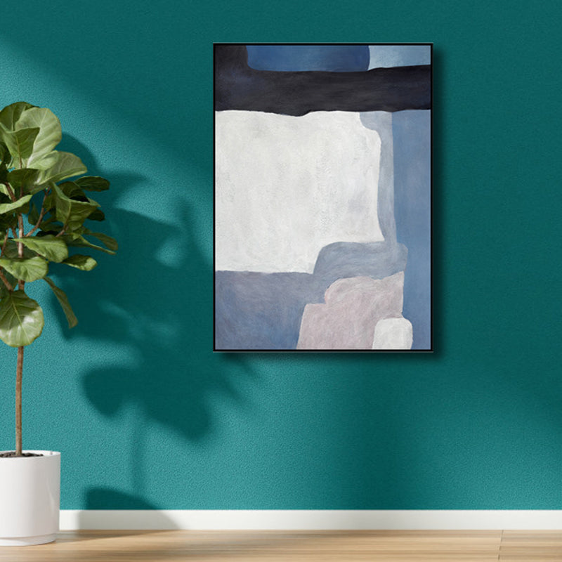 Illustration Watercolor Canvas Abstract Expressionism Textured Wall Art Decor in Light Color Clearhalo 'Arts' 'Canvas Art' 1808327