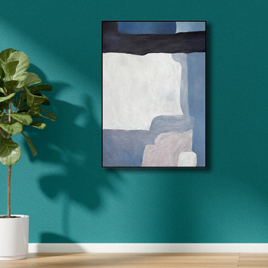 Illustration Watercolor Canvas Abstract Expressionism Textured Wall Art Decor in Light Color Clearhalo 'Arts' 'Canvas Art' 1808327