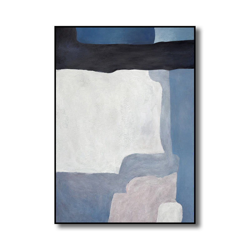 Illustration Watercolor Canvas Abstract Expressionism Textured Wall Art Decor in Light Color Clearhalo 'Arts' 'Canvas Art' 1808328