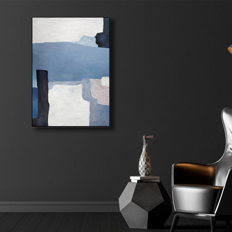 Illustration Watercolor Canvas Abstract Expressionism Textured Wall Art Decor in Light Color Clearhalo 'Arts' 'Canvas Art' 1808330