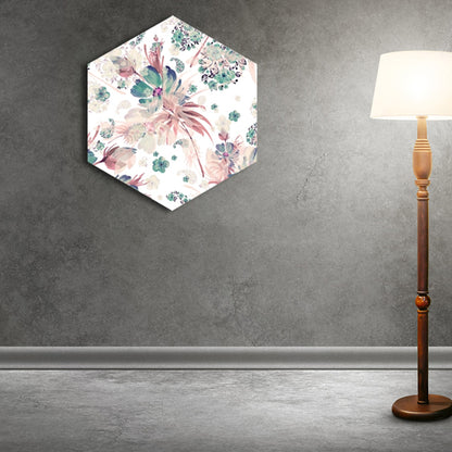 Contemporary Floral Design Art Print Girls Bedroom Wall Decor in Light Color, Textured Green Clearhalo 'Art Gallery' 'Canvas Art' 'Contemporary Art Gallery' 'Modern' Arts' 1808409